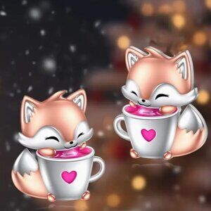 Cute Cartoon Animal Earrings Stud Enamel Fashion Earrings set